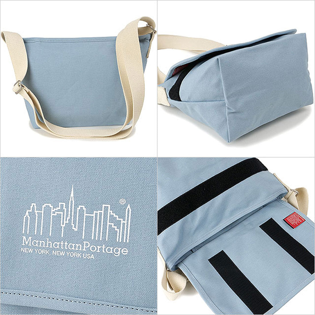 マンハッタンポーテージ Manhattan Portage Casual Messenger Bag JR CanvasLite24 Blue [MP1605JRFZPCVL24]