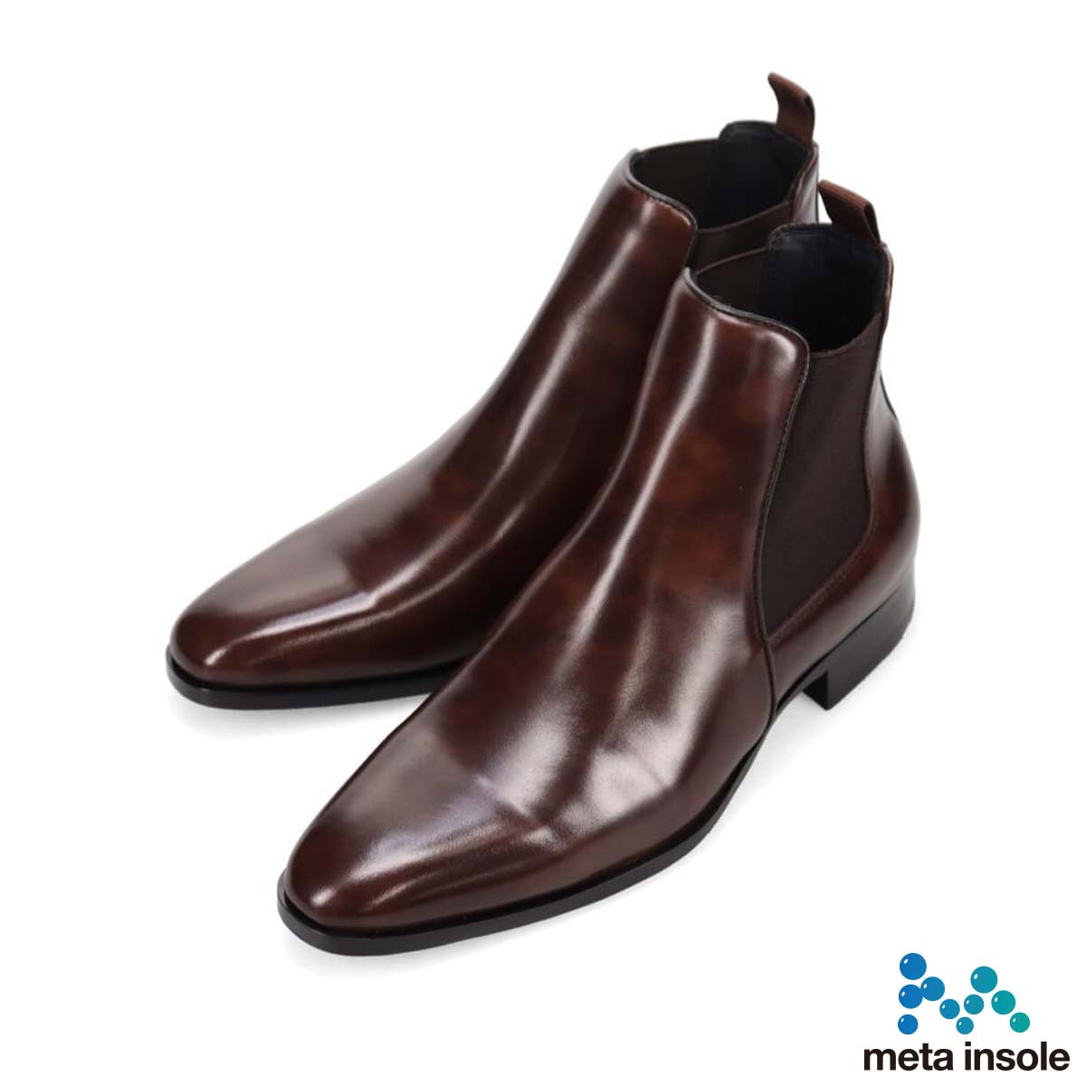 マドラス madras マドラス madras メタインソール搭載シューズ  サイドゴア ドレスブーツ M605MT （ダークブラウン） ダークブラウン