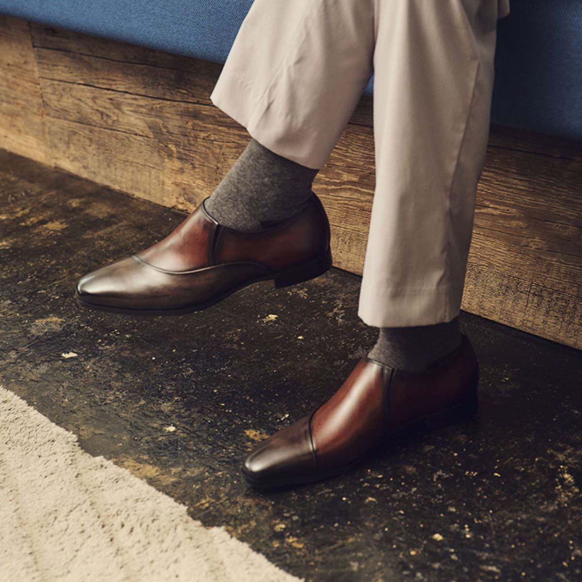 Madras Madras Madras shoes with Metainsole Italian calf slip-on dress
