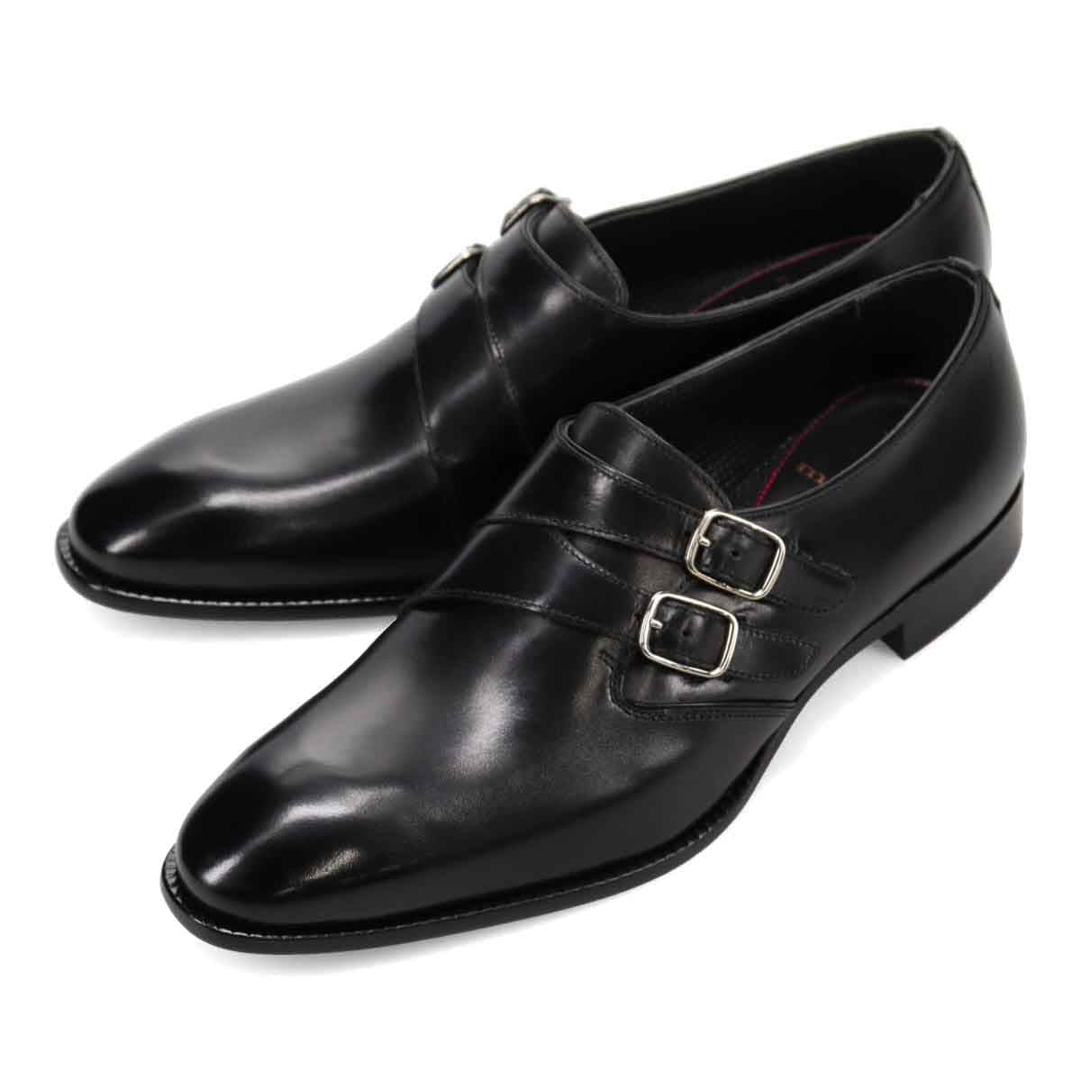 Madras New Leather Sole Series Double Monk Dress Shoes M462