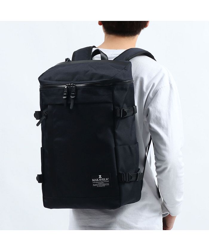 マキャベリック MAKAVELIC マキャベリック リュック MAKAVELIC バックパック CHASE RECTANGLE DAYPACK A4 B4 25L 大容量 3106ー10121 （ネイビー） ネイビー
