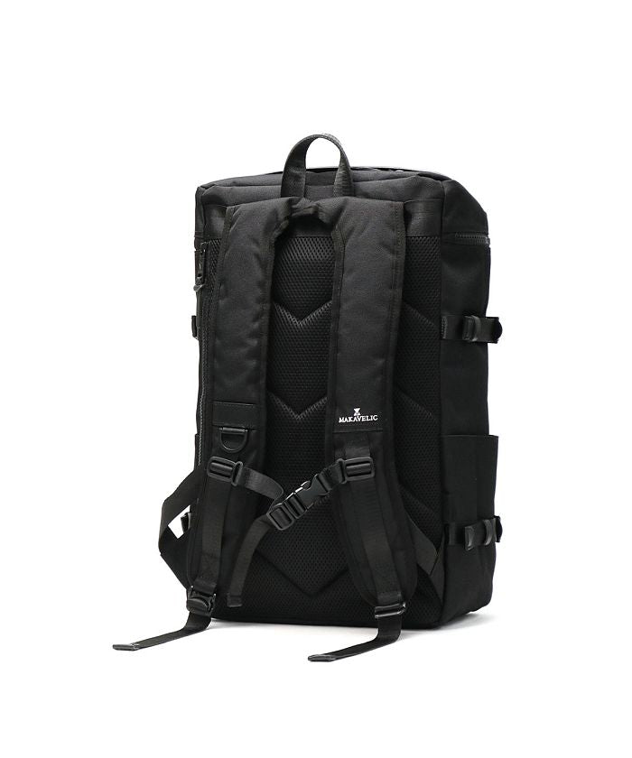マキャベリック MAKAVELIC マキャベリック リュック MAKAVELIC バックパック CHASE RECTANGLE DAYPACK A4 B4 25L 大容量 3106ー10121 （ネイビー） ネイビー