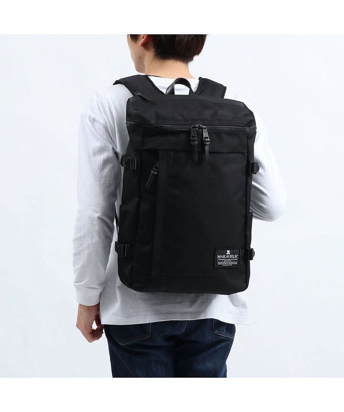 マキャベリック MAKAVELIC マキャベリック リュック MAKAVELIC バックパック CHASE RECTANGLE DAYPACK A4 B4 25L 大容量 3106ー10121 （ネイビー） ネイビー