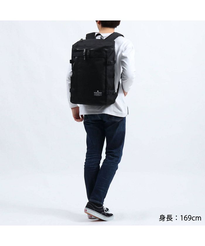マキャベリック MAKAVELIC マキャベリック リュック MAKAVELIC バックパック CHASE RECTANGLE DAYPACK A4 B4 25L 大容量 3106ー10121 （ネイビー） ネイビー