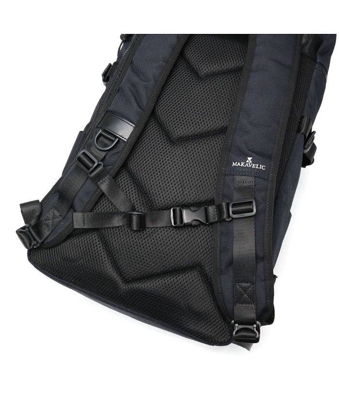 マキャベリック MAKAVELIC マキャベリック リュック MAKAVELIC バックパック CHASE RECTANGLE DAYPACK A4 B4 25L 大容量 3106ー10121 （ネイビー） ネイビー