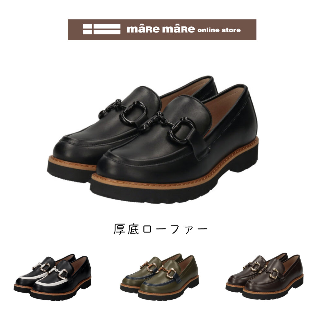 マーレマーレ maRe maRe 厚底ローファーSW252318 （BK） BK