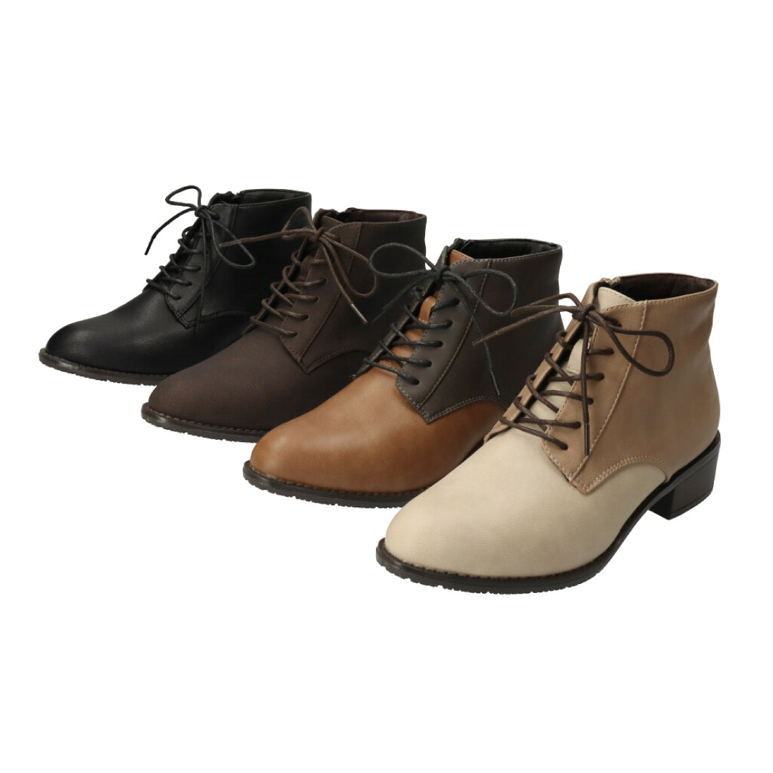 マーレマーレ maRe maRe 防水レースアップブーツPL252718 （BK） BK