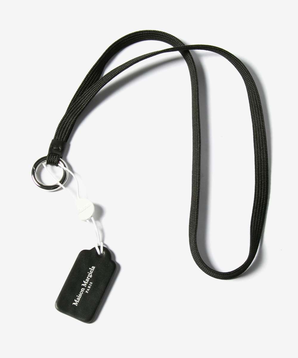 メゾン マルジェラ MAISON MARGIELA メゾン マルジェラ MAISON MARGIELA SA1UA0007 P5427 キーリング TAG KEY RING WITH LACE メンズ レディース 4ステッチ レース カーフレザー （ブラック） ブラック