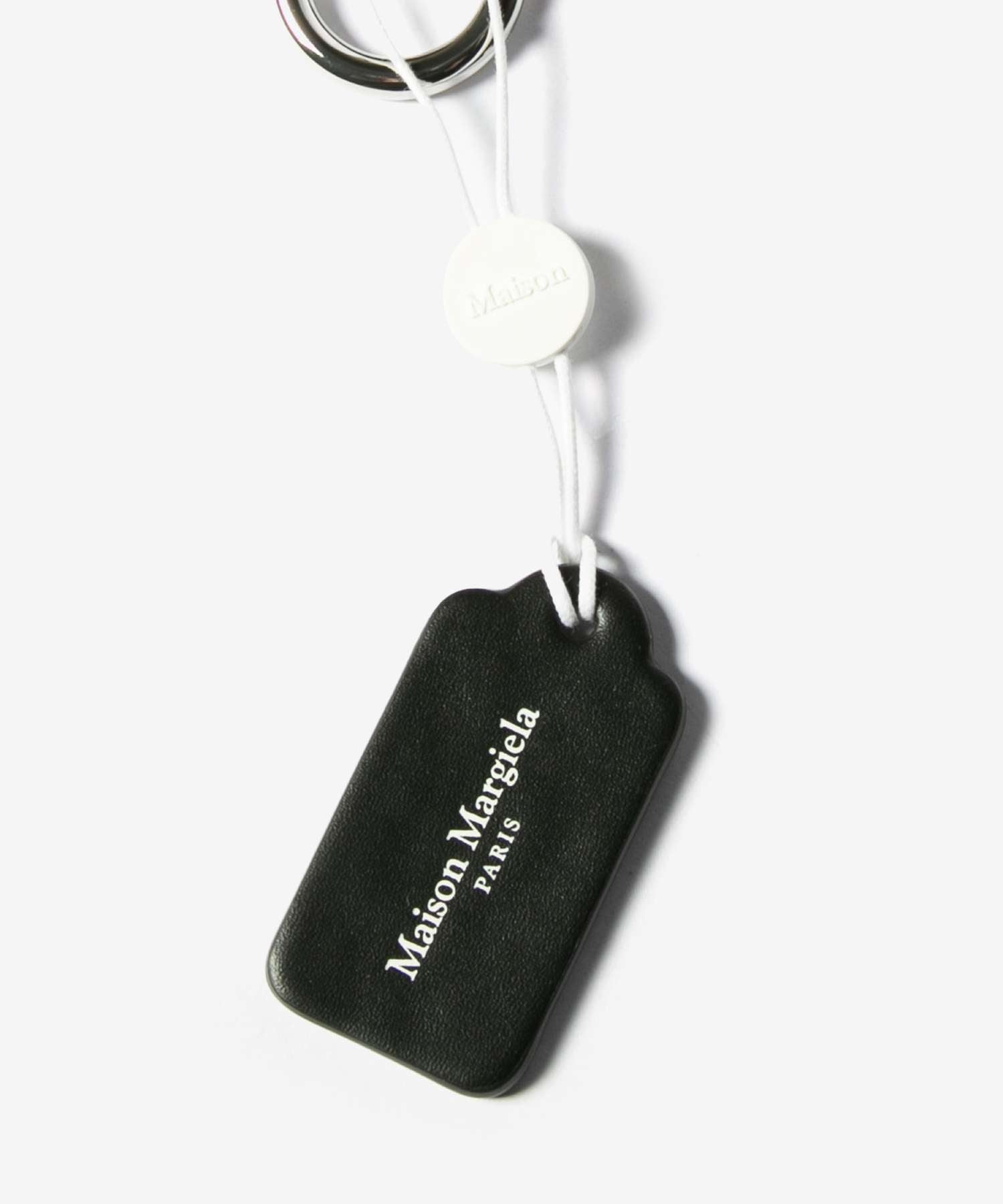メゾン マルジェラ MAISON MARGIELA メゾン マルジェラ MAISON MARGIELA SA1UA0007 P5427 キーリング TAG KEY RING WITH LACE メンズ レディース 4ステッチ レース カーフレザー （ブラック） ブラック