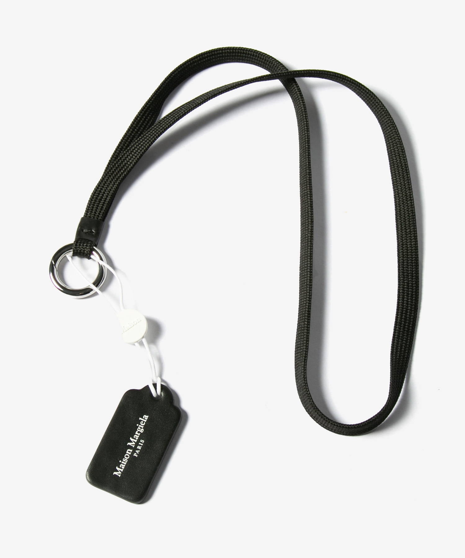 メゾン マルジェラ MAISON MARGIELA メゾン マルジェラ MAISON MARGIELA SA1UA0007 P5427 キーリング TAG KEY RING WITH LACE メンズ レディース 4ステッチ レース カーフレザー （ブラック） ブラック