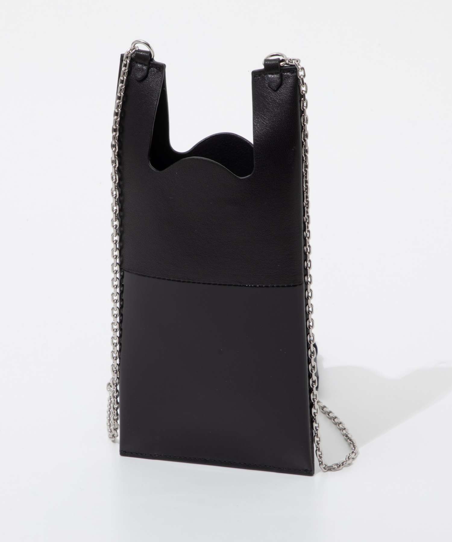 メゾン マルジェラ MAISON MARGIELA メゾン マルジェラ MAISON MARGIELA SA1VL0033 P5135 ショルダーバッグ PHONE NECK POUCH WITH CHAIN メンズ レディース バッグ （ブラック） ブラック