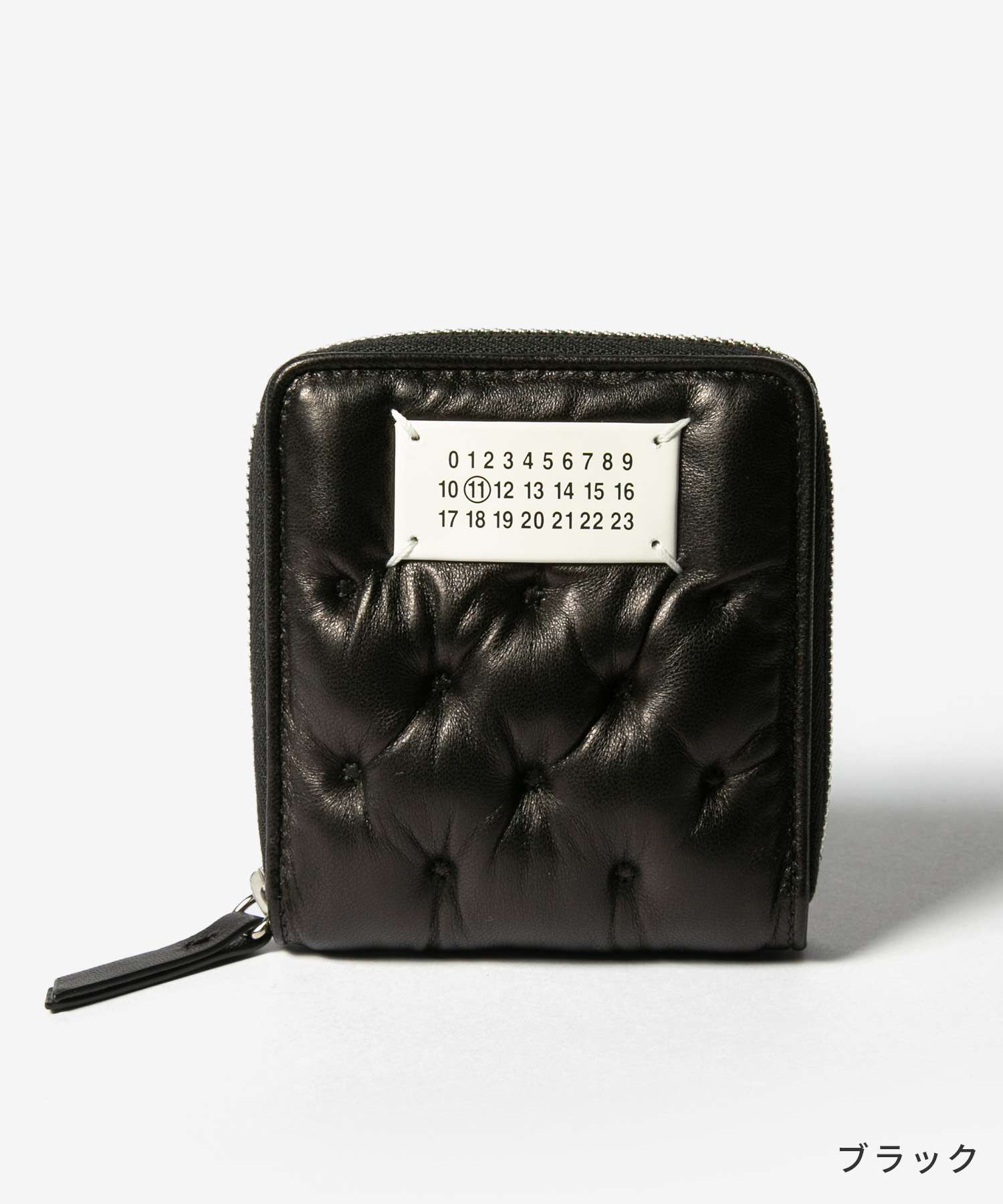 メゾン マルジェラ MAISON MARGIELA メゾン マルジェラ MAISON MARGIELA SA1UI0031 P6434 二つ折り財布 WALLET COMPACT ZIP AROUND W COIN HOLDER レディース ミニ財布 （ブラック） ブラック