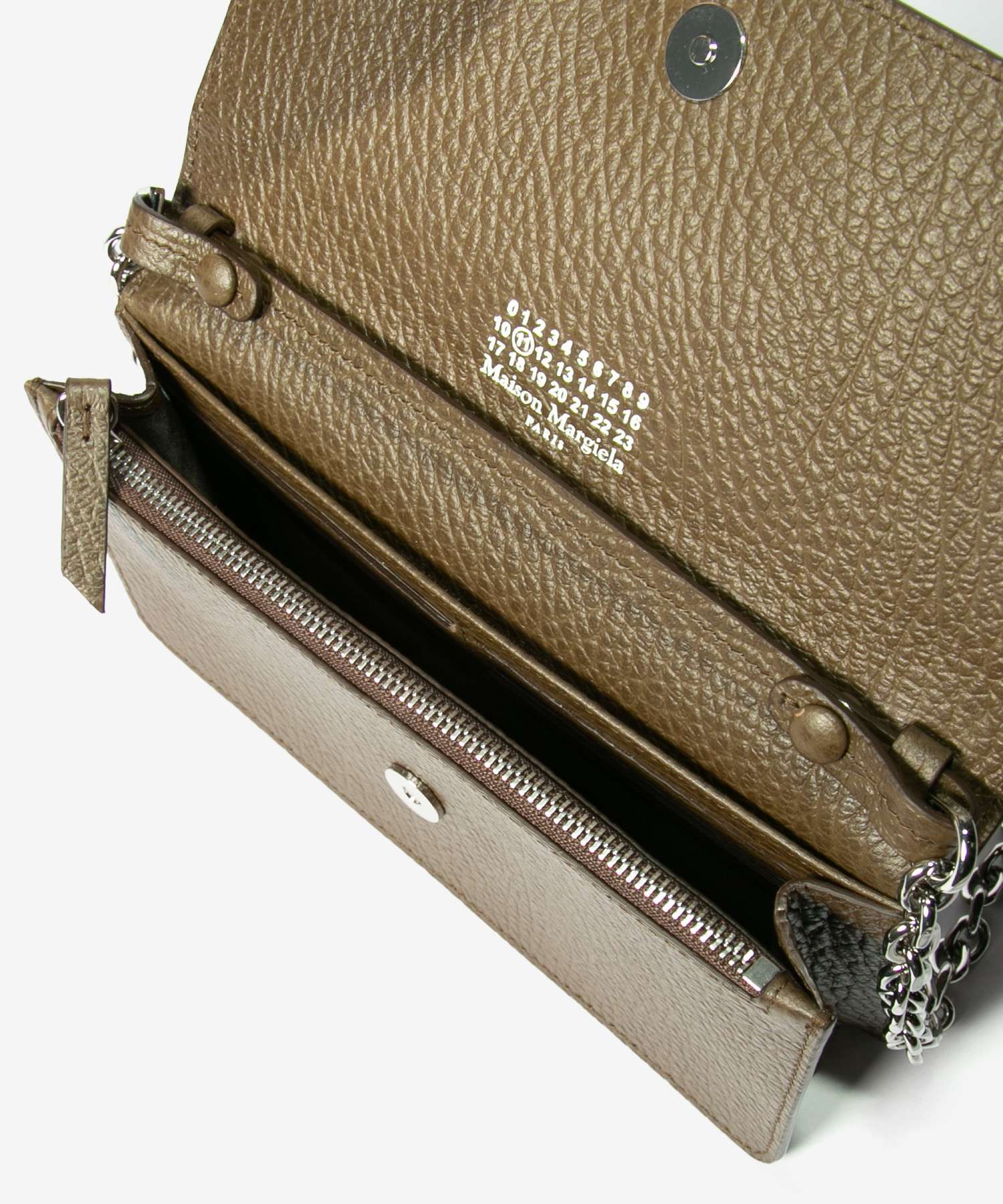 メゾン マルジェラ MAISON MARGIELA メゾン マルジェラ MAISON MARGIELA SA3UI0008 P4455 長財布 レディース 財布 チェーンウォレット レザー ポシェット ロゴ 4ステッチ （バーク） バーク