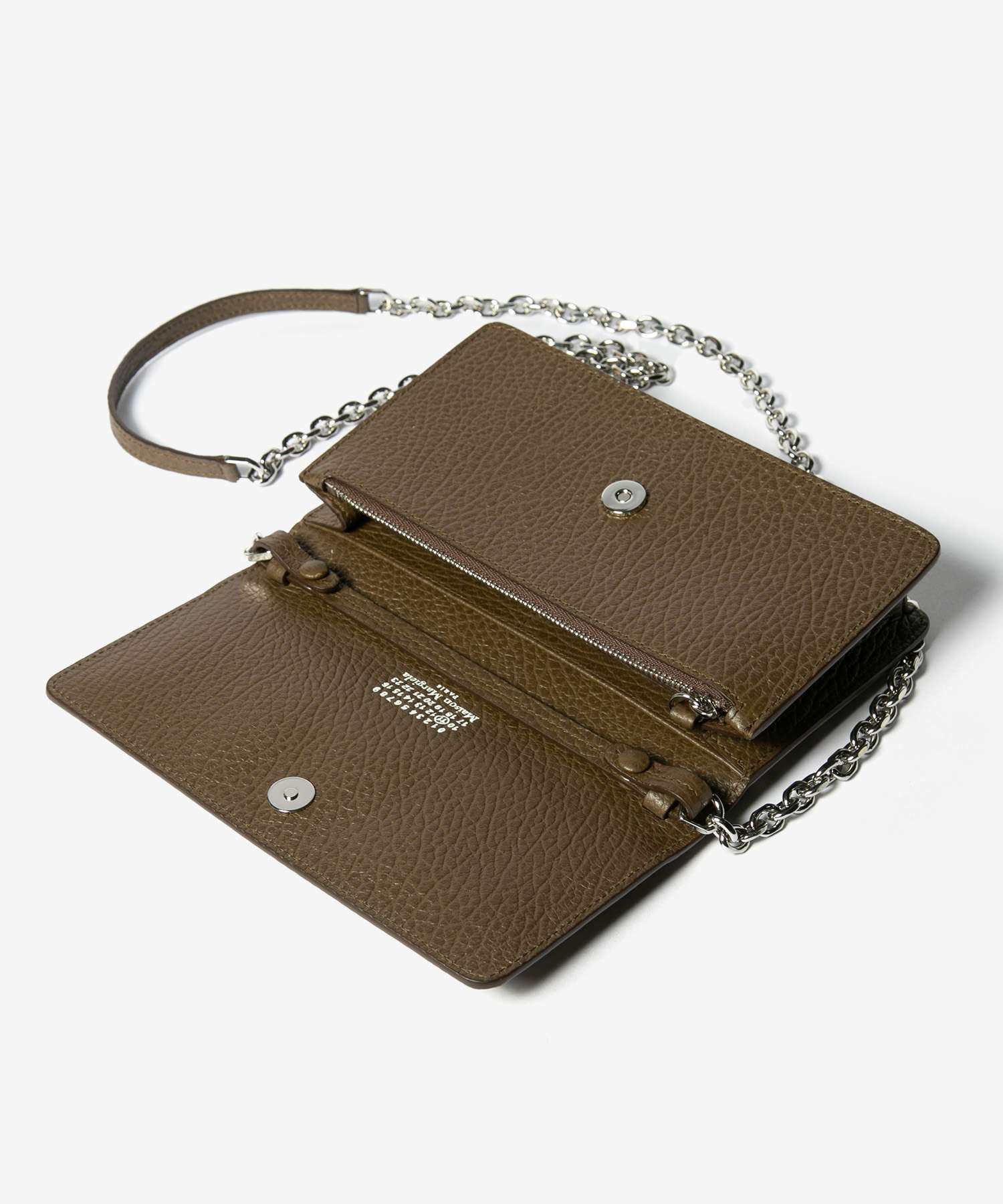 メゾン マルジェラ MAISON MARGIELA メゾン マルジェラ MAISON MARGIELA SA3UI0008 P4455 長財布 レディース 財布 チェーンウォレット レザー ポシェット ロゴ 4ステッチ （バーク） バーク