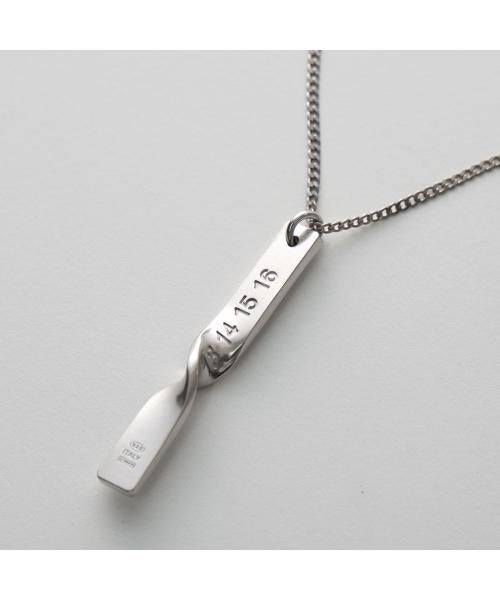 メゾン マルジェラ MAISON MARGIELA MAISON MARGIELA ネックレス SM1UU0020 S12975 ナンバーロゴ （951/シルバー） 951/シルバー