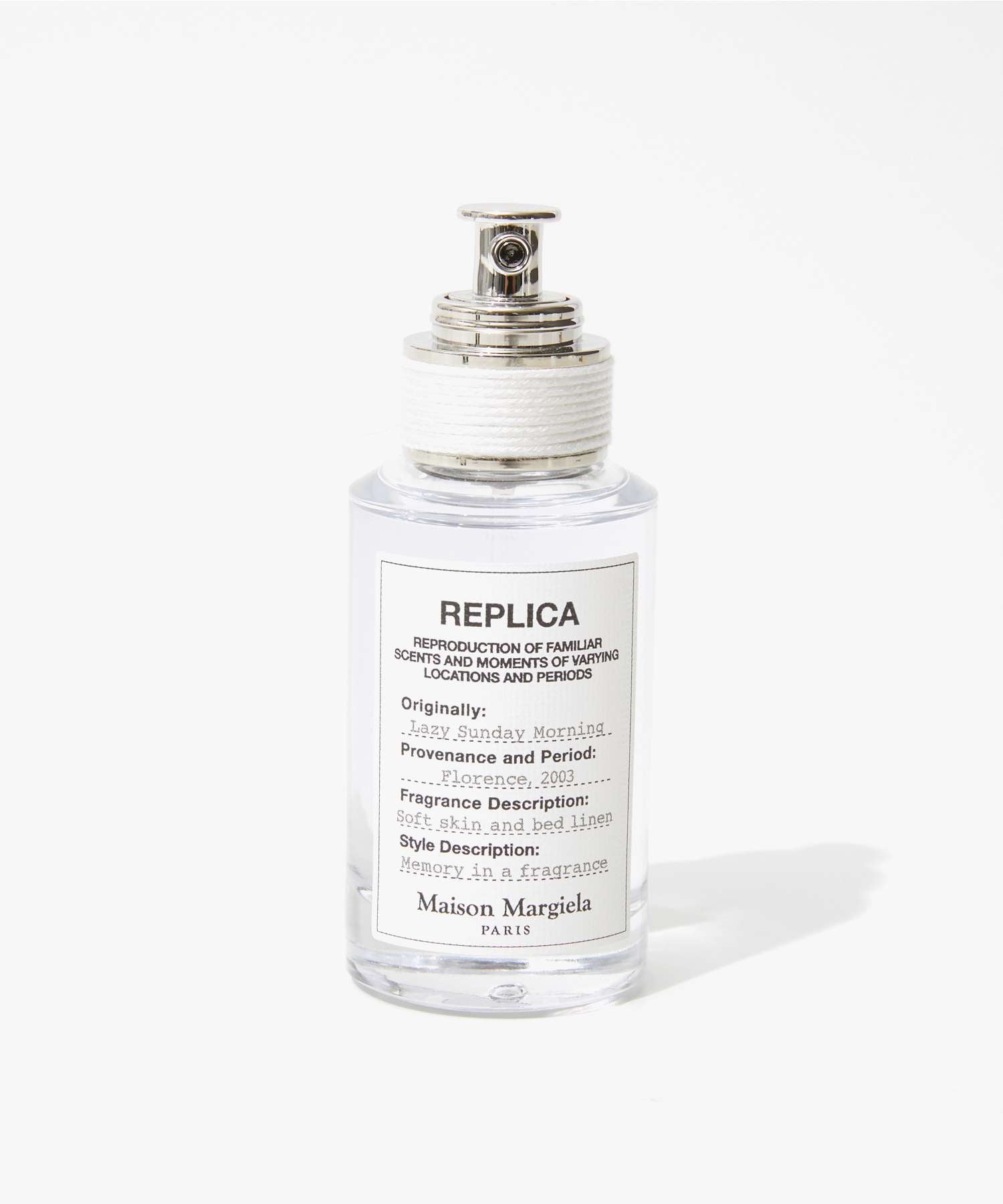 メゾン マルジェラ MAISON MARGIELA メゾン マルジェラ MAISON MARGIELA REPLICA LAZY SUNDAY MORNING レイジーサンデーモーニング オードトワレ 30ml 【返品不可商品】 （レイジーサンデーモーニング） レイジーサンデーモーニング