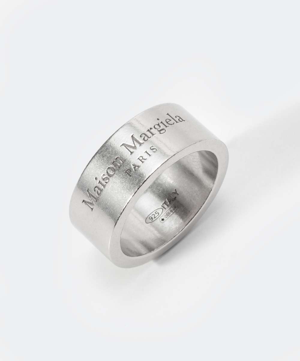 メゾン マルジェラ MAISON MARGIELA SM1UQ0082 SV0158 リング RING メンズ レディース アクセサリー ロゴ ラージ 指輪 シルバー925 （シルバー） シルバー