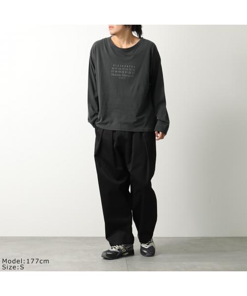 メゾン マルジェラ MAISON MARGIELA MAISON MARGIELA 長袖 カットソー S50GC0715 S24575 ロゴ （969/チャコールグレー） 969/チャコールグレー