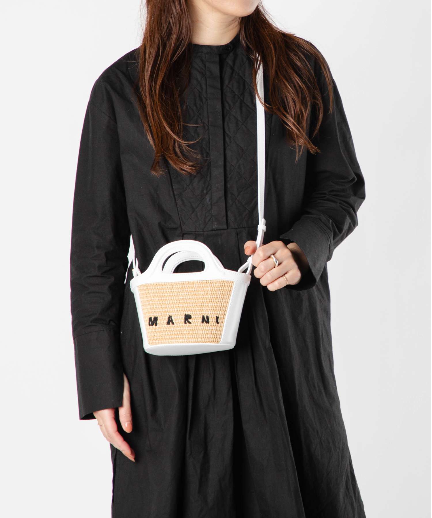 マルニ MARNI マルニ MARNI BMMP0067Q0 P3860 ショルダーバッグ トロピカリア マイクロ サマー レディース バッグ かごバッグ TROPICALIA S