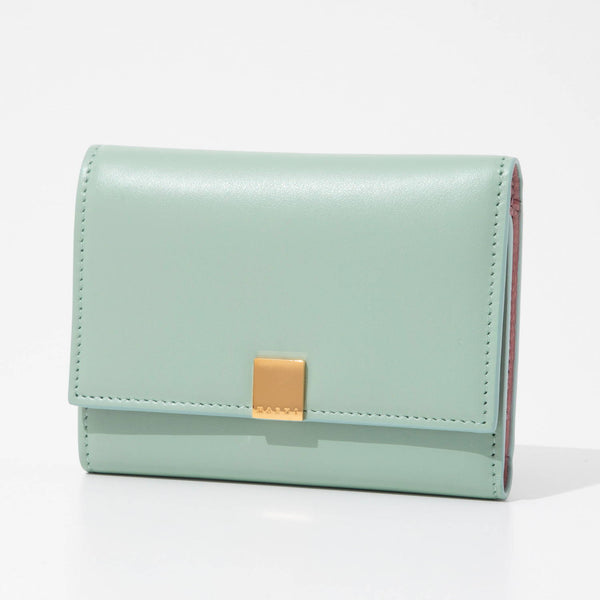 Marni MARNI PFMO0104U1 P5298 Trifold Wallet Ladies Mini Wallet Leather