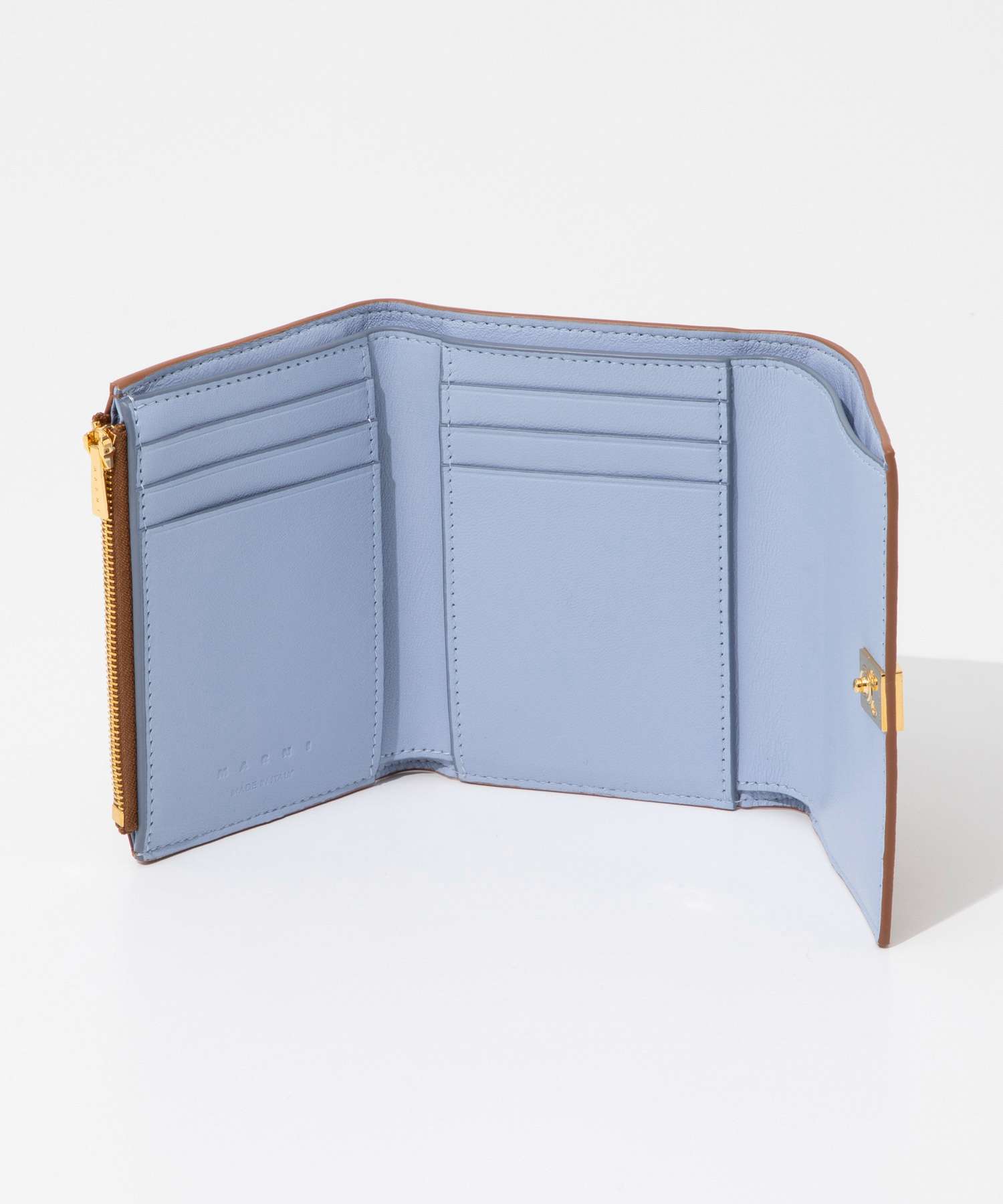 マルニ MARNI PFMO0104U1 P5298 三つ折り財布 TRIFOLD レディース ミニ財布 レザー 小銭入れ プリズマ PRISMA WALLET