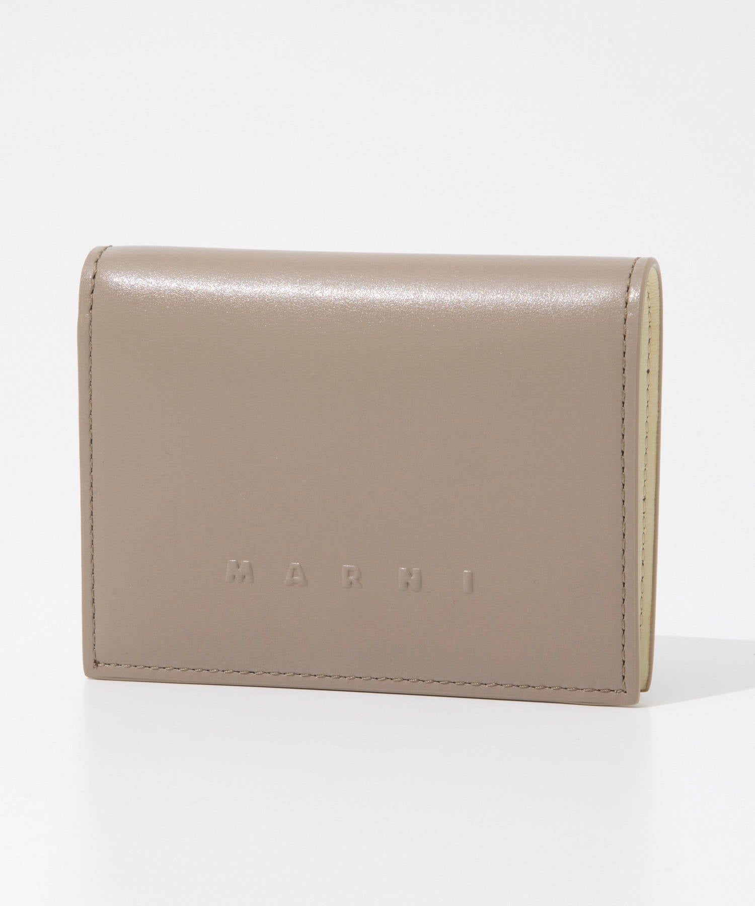 マルニ MARNI PFMI0098Q0 P5298 二つ折り財布 BIFOLD メンズ ビルフォード レザー ミニ財布 コンパクト,コルク