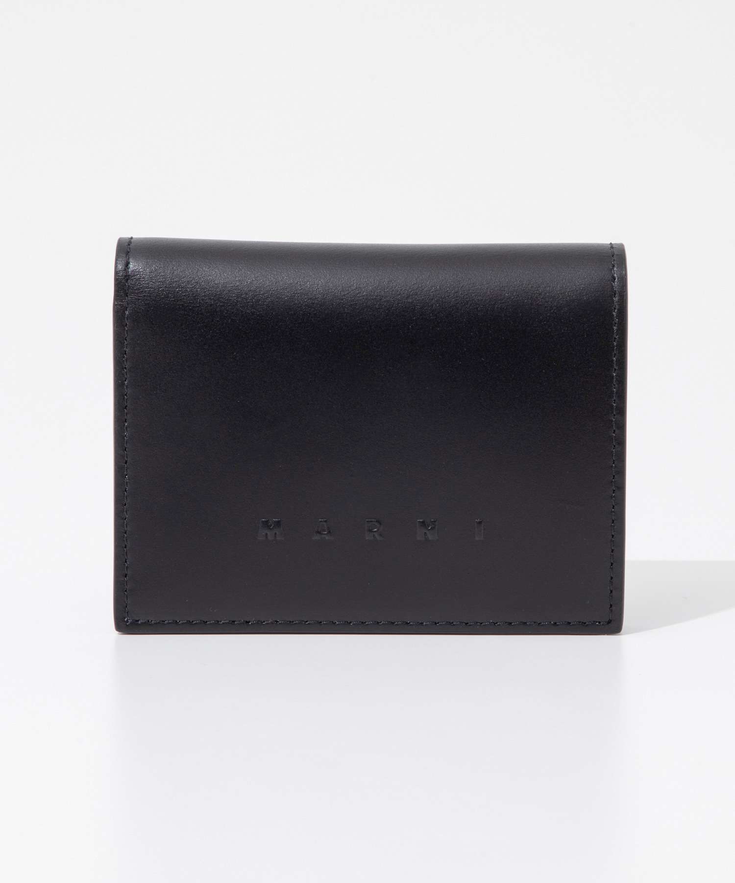 マルニ MARNI PFMI0098Q0 P5298 二つ折り財布 BIFOLD メンズ ビルフォード レザー ミニ財布 コンパクト