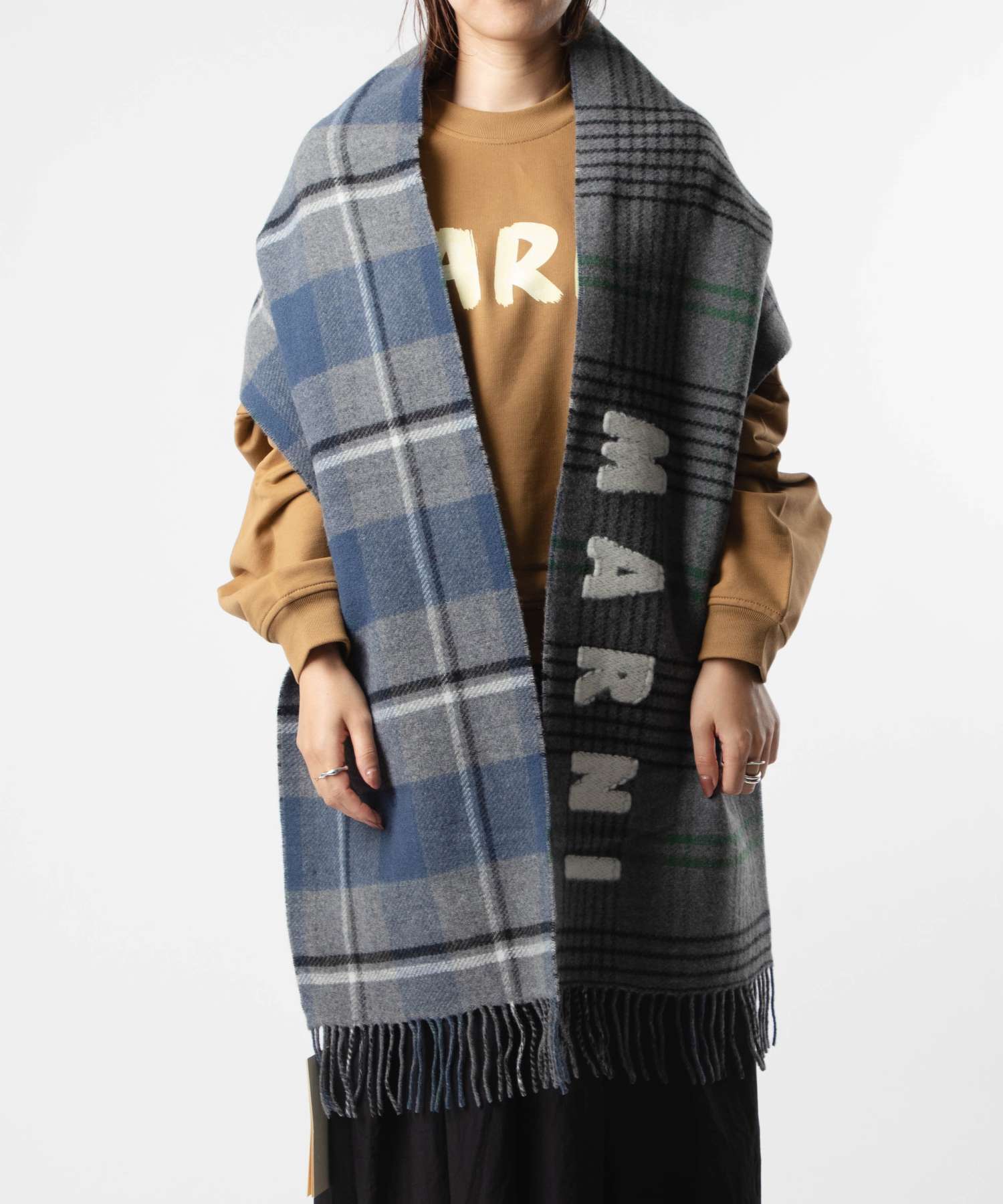 マルニ MARNI SCMC0119Y0 UAW035 マフラー SCARF レディース スカーフ ウール ストール フリンジ