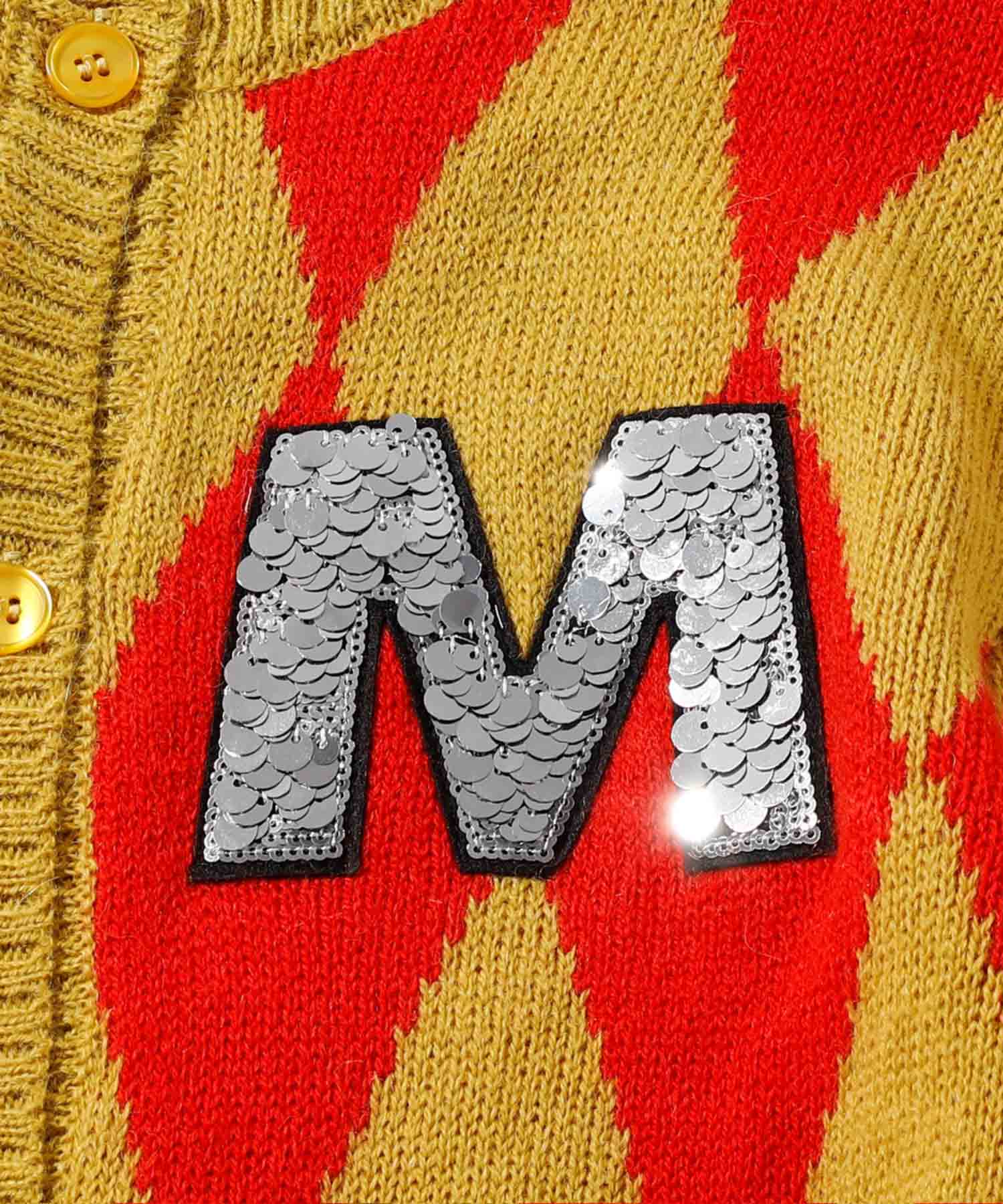 マルニ MARNI MARNI(マルニ)Kids & Junior ワンポイントデザインカーディガン （マスタード） マスタード