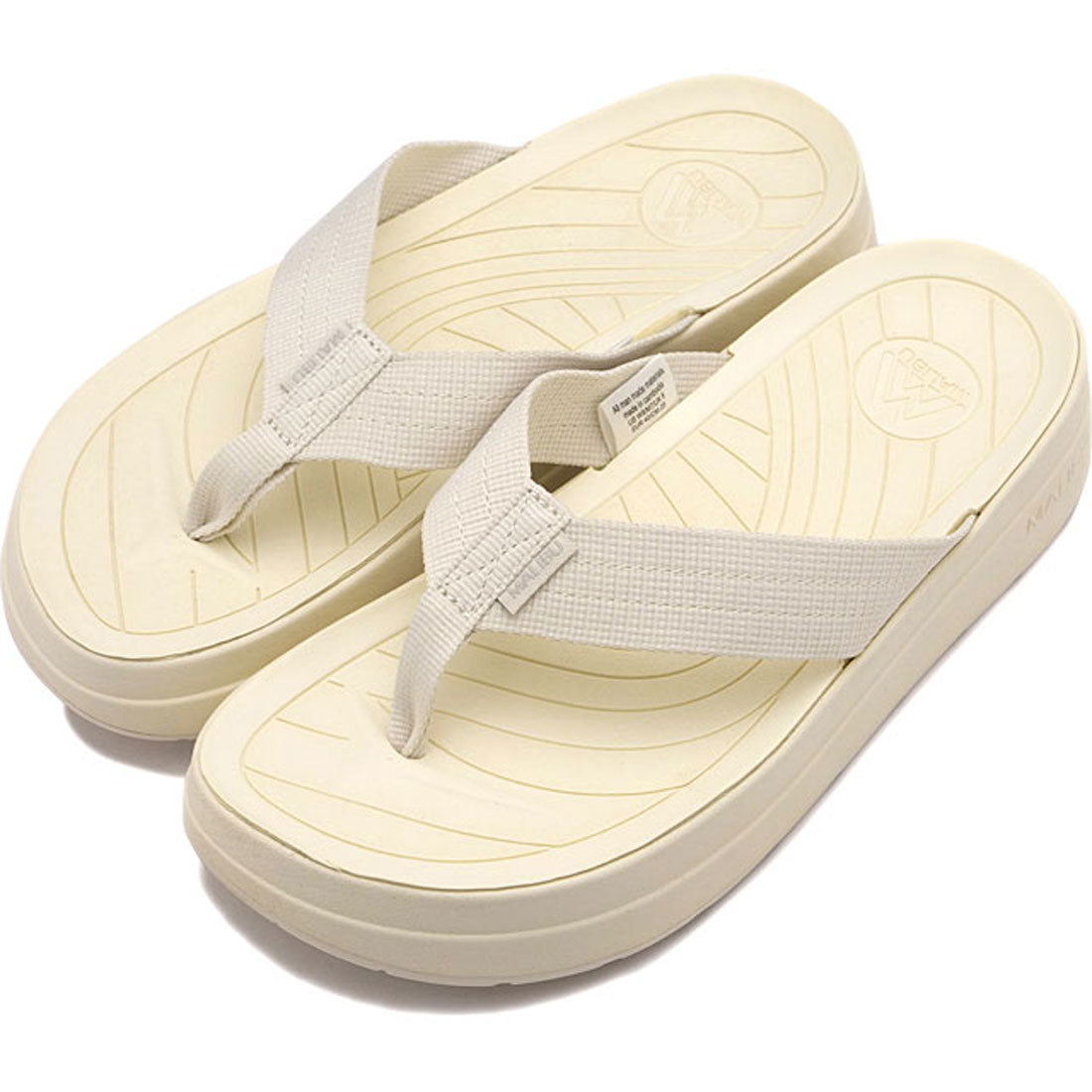 マネブ MANEBU SURFRIDER PLATFORM OFF-WHITE/OFF-WHITE [MSP080006] （OFF-WHITE/OFF-WHITE） OFF-WHITE/OFF-WHITE