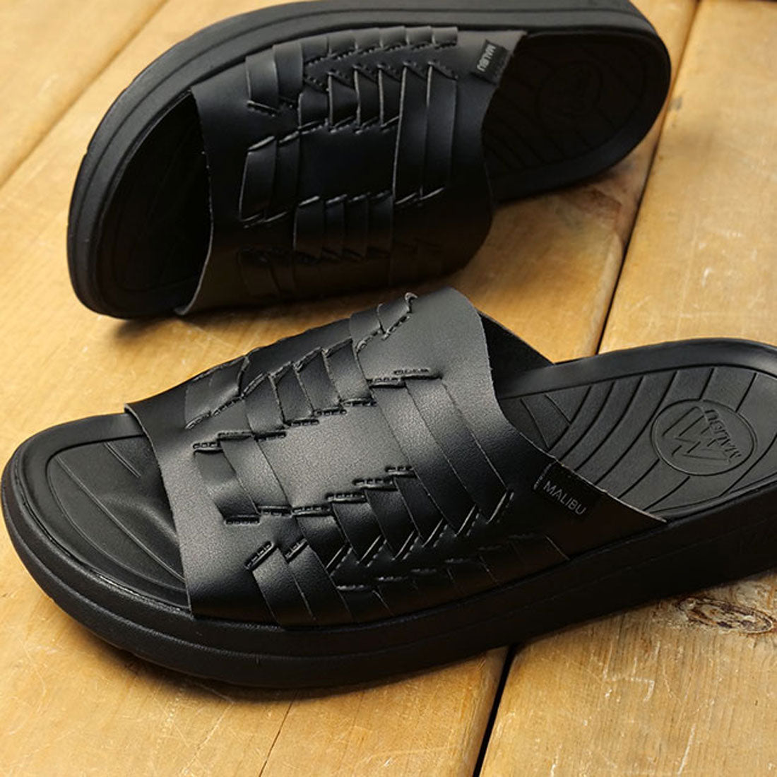 マネブ MANEBU THUNDERBIRD SLIDE BLACK/BLACK [MS220090] （BLACK/BLACK） BLACK/BLACK
