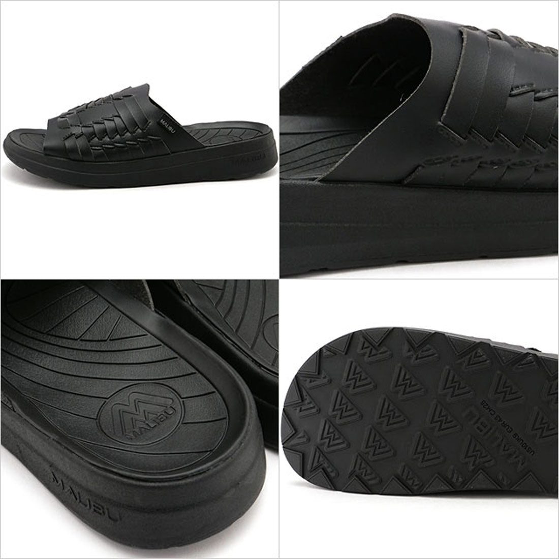 マネブ MANEBU THUNDERBIRD SLIDE BLACK/BLACK [MS220090] （BLACK/BLACK） BLACK/BLACK