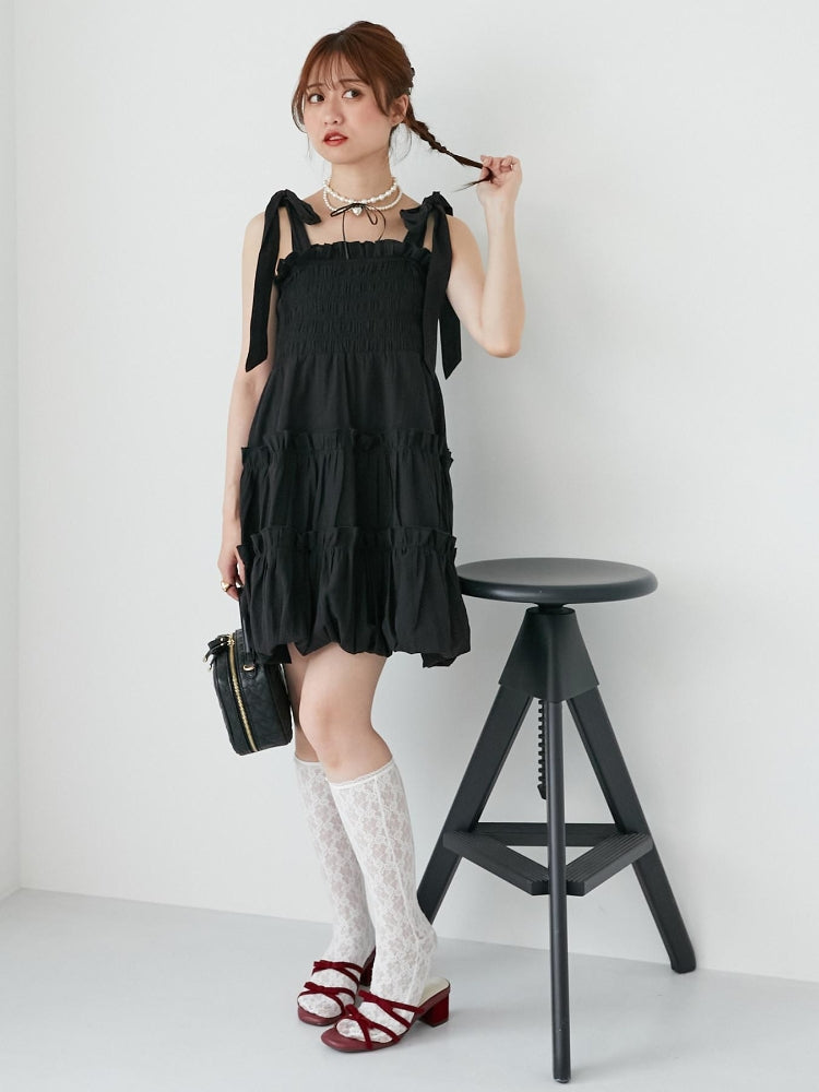 マジェスティックレゴン MAJESTIC LEGON ダブルリボンサンダル （ピンク） ピンク