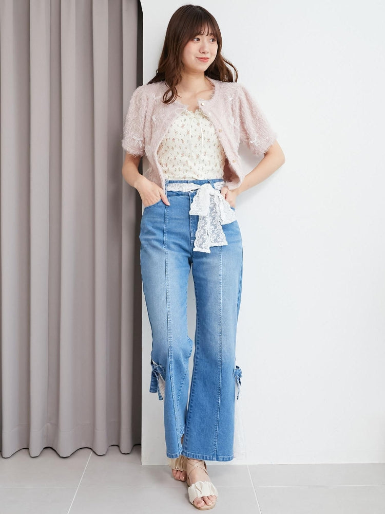 マジェスティックレゴン MAJESTIC LEGON シアーギャザーサンダル （ベージュ） ベージュ