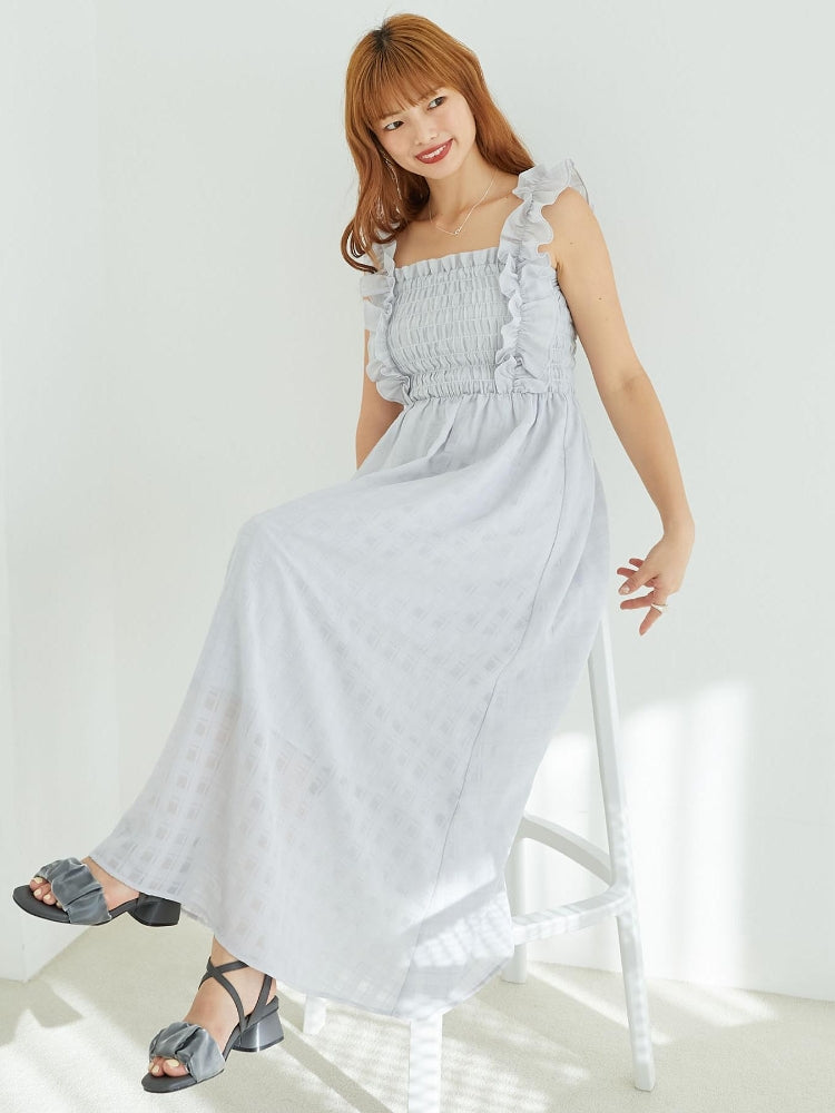 マジェスティックレゴン MAJESTIC LEGON シアーギャザーサンダル （ベージュ） ベージュ