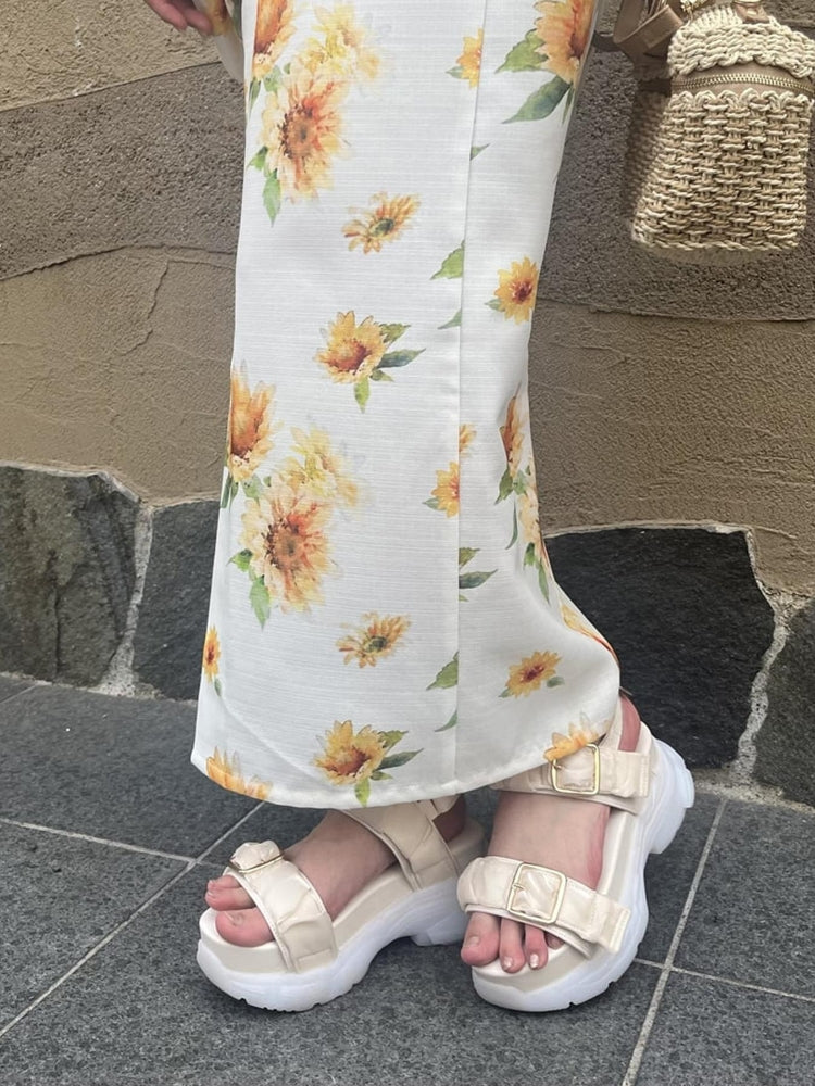 マジェスティックレゴン MAJESTIC LEGON ミルキーソールギャザースポサン （ブラック） ブラック