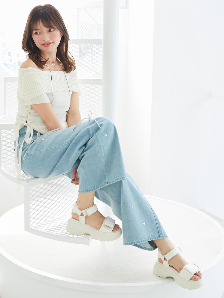 マジェスティックレゴン MAJESTIC LEGON ワイドベルトスポサン （ピンク） ピンク