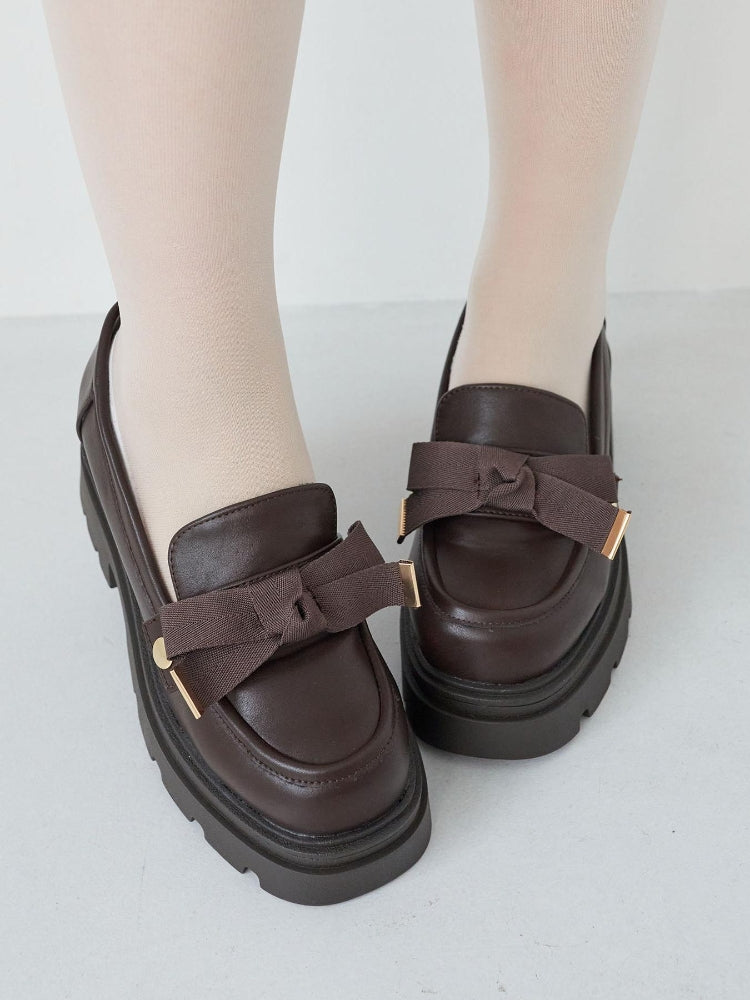 マジェスティックレゴン MAJESTIC LEGON 2WAYボリュームローファー （ブラック） ブラック