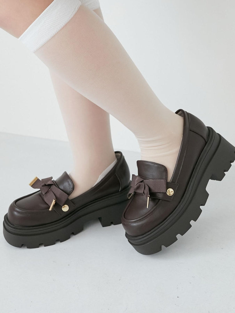 マジェスティックレゴン MAJESTIC LEGON 2WAYボリュームローファー （ブラック） ブラック