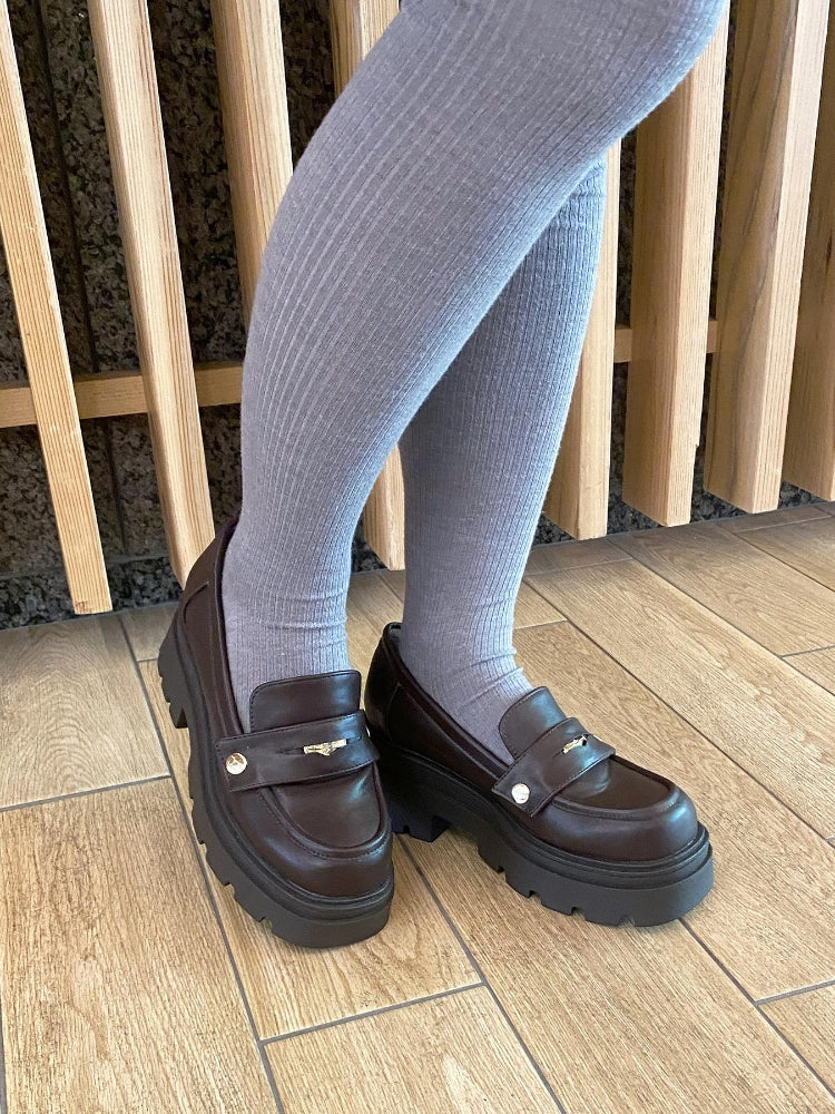 マジェスティックレゴン MAJESTIC LEGON 2WAYボリュームローファー （ブラック） ブラック