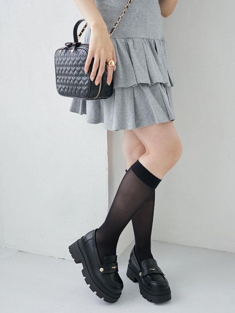マジェスティックレゴン MAJESTIC LEGON 2WAYボリュームローファー （ブラック） ブラック