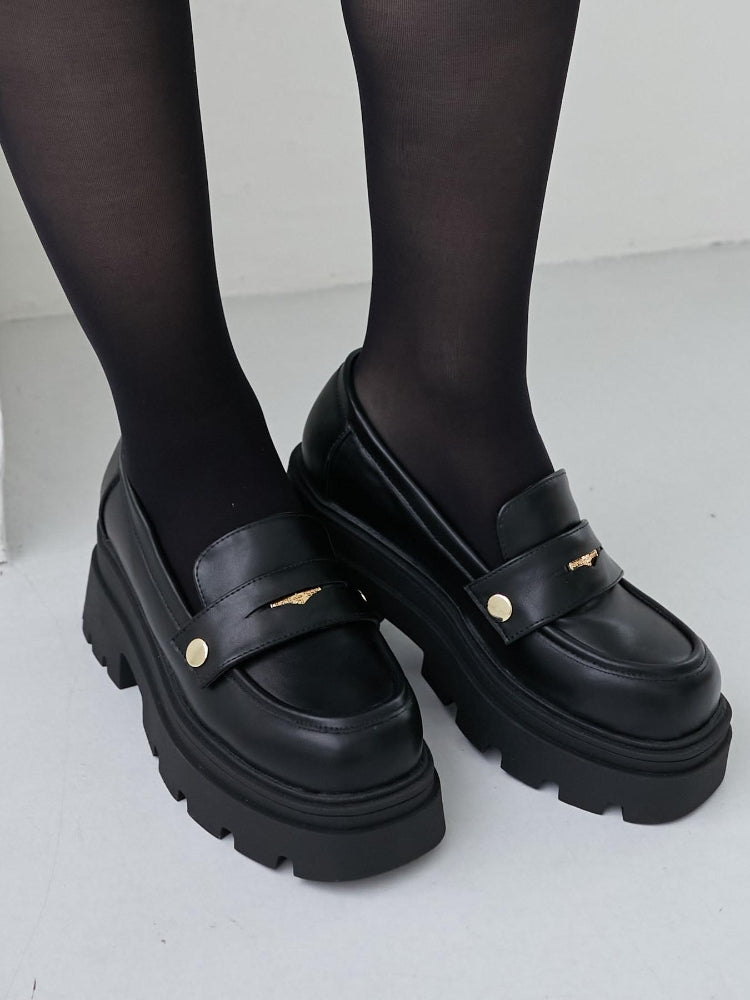 マジェスティックレゴン MAJESTIC LEGON 2WAYボリュームローファー （ブラック） ブラック