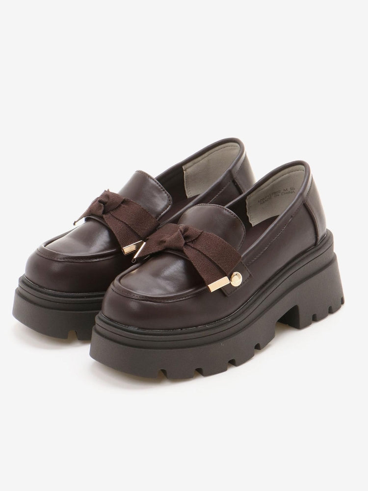 マジェスティックレゴン MAJESTIC LEGON 2WAYボリュームローファー （ブラック） ブラック