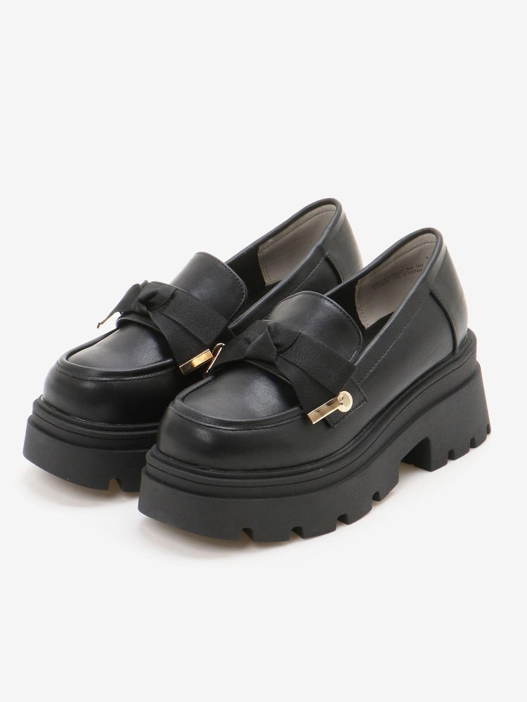 マジェスティックレゴン MAJESTIC LEGON 2WAYボリュームローファー （ブラック） ブラック