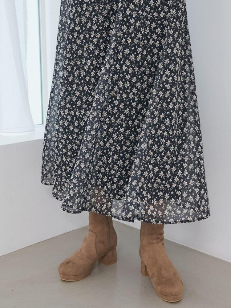 マジェスティックレゴン MAJESTIC LEGON フカフカヒールストレッチブーツ （ブラック） ブラック