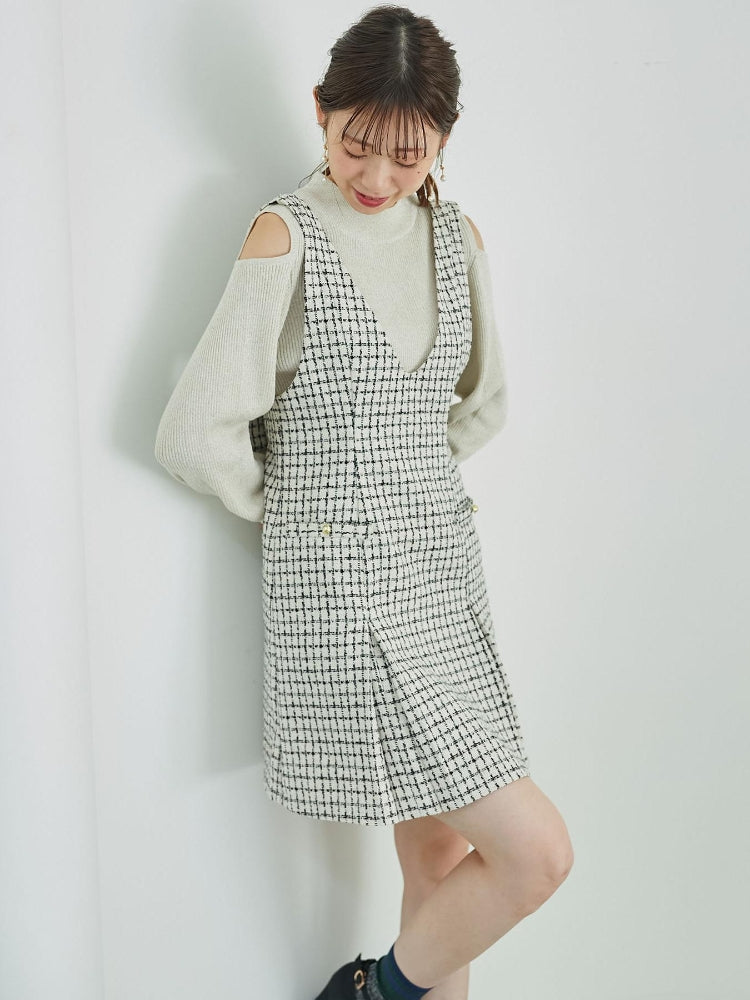 MAJESTIC LEGON 前後2wayミニジャンスカ（ブラック） ブラック