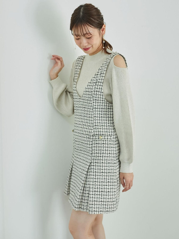 MAJESTIC LEGON 前後2wayミニジャンスカ（ブラック） ブラック