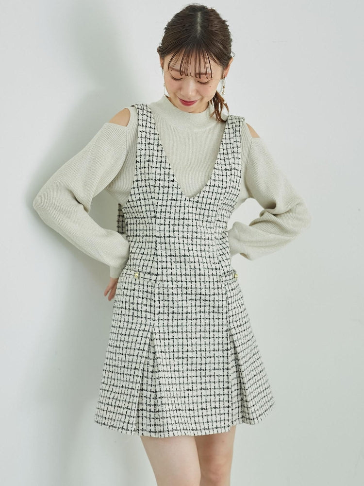 MAJESTIC LEGON 前後2wayミニジャンスカ（ブラック） ブラック