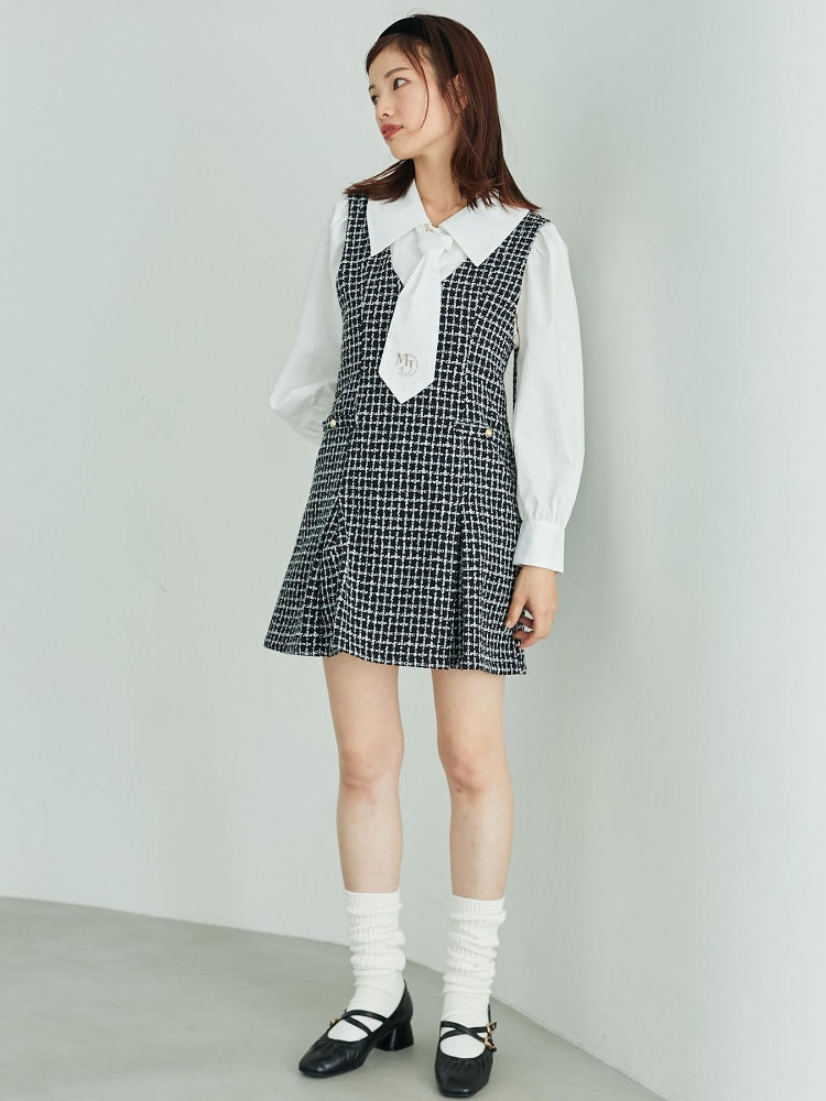 MAJESTIC LEGON 前後2wayミニジャンスカ（ブラック） ブラック