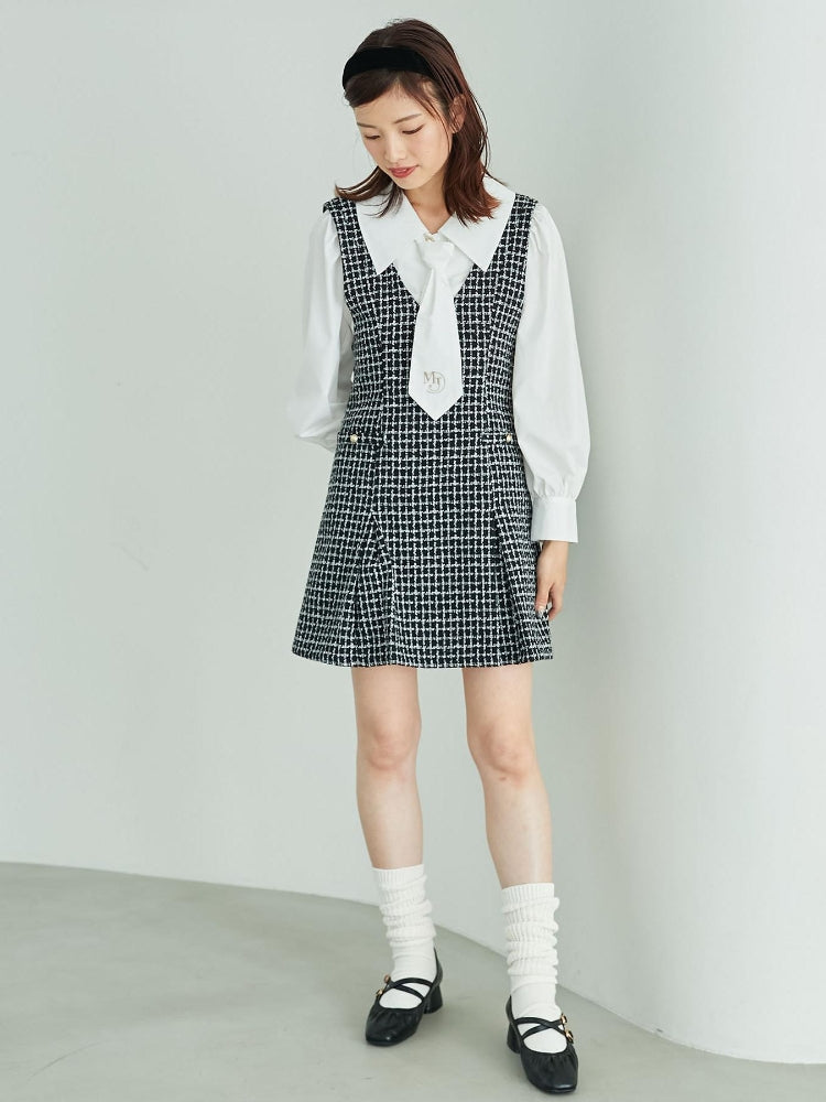 MAJESTIC LEGON 前後2wayミニジャンスカ（ブラック） ブラック